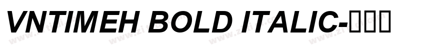 VnTimeH Bold Italic字体转换